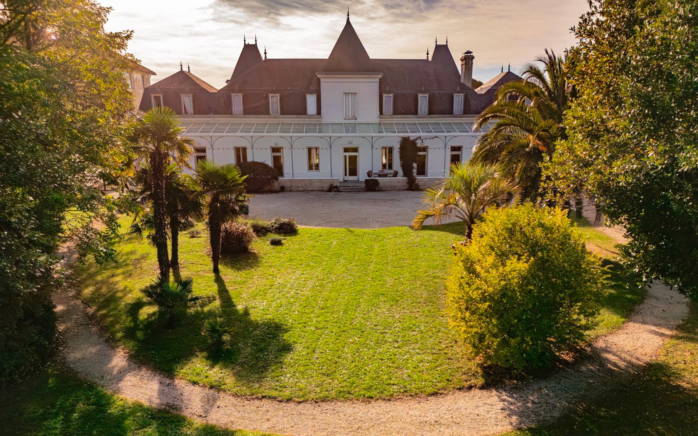 Une allée du parc