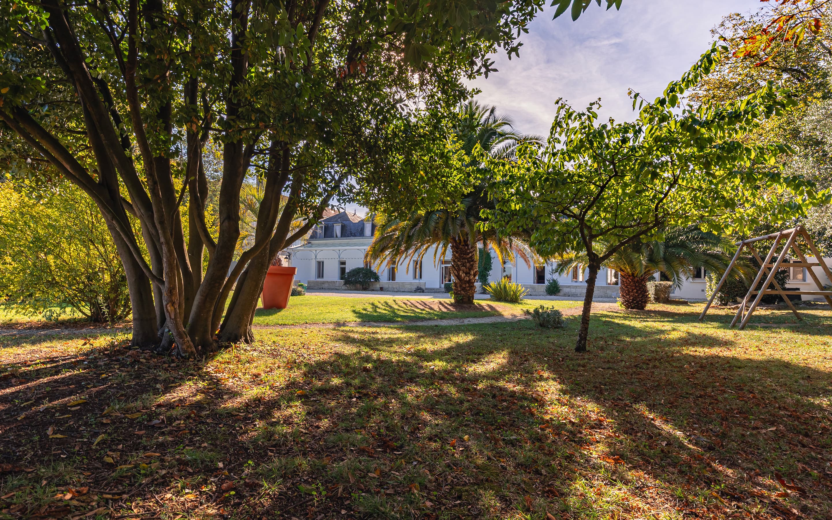 Le parc de Maison Mesnil à Oléron